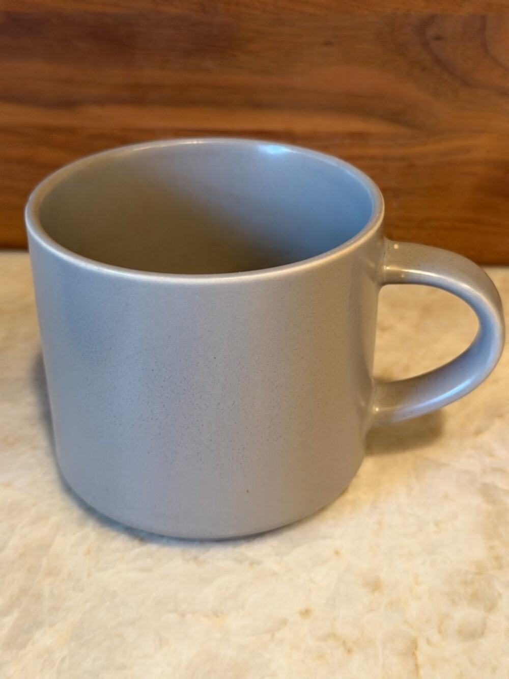 Pottery Barn Mason mug gray